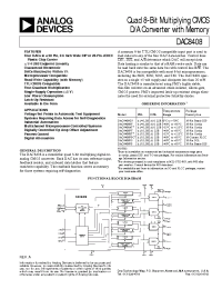 Datasheet  DAC8408
