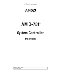 Datasheet  AMD-751