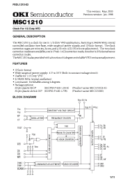 Datasheet  MSC1210SS