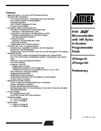Datasheet  ATmega16