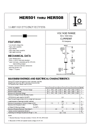 Datasheet  HER50x