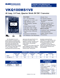 Datasheet  VKQ100MS1V8