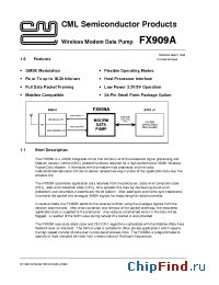 Datasheet  FX909A