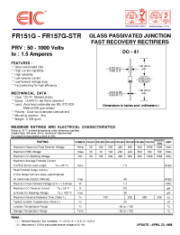Datasheet  FR15xG-STR