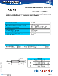 Datasheet  K53-66