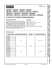 Datasheet  LM7808