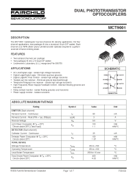 Datasheet  MCT9001