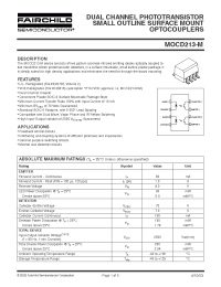 Datasheet  MOCD213-M