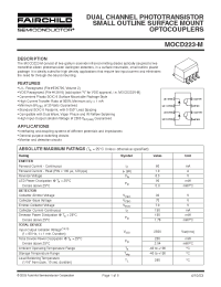 Datasheet  MOCD223-M