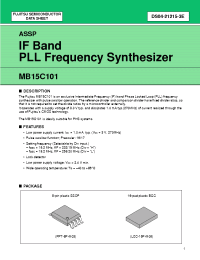 Datasheet  MB15C101
