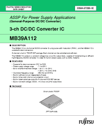 Datasheet  MB39A112