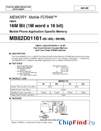 Datasheet  MB82D01161