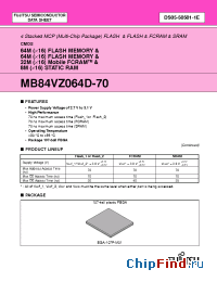 Datasheet  MB84VZ064D-70