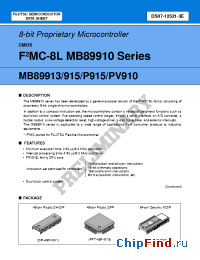 Datasheet  MB89910