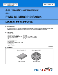 Datasheet  MB89P215