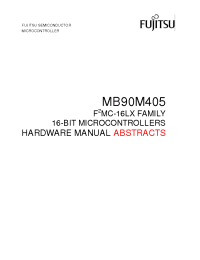 Datasheet  MB90M405