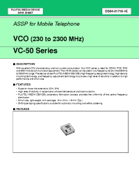 Datasheet  VC-50