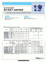Datasheet  S1227 series