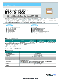 Datasheet  S7019-1009