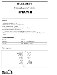 Datasheet  HA17524
