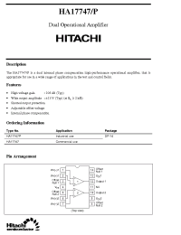 Datasheet  HA17747