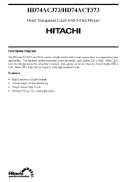 Datasheet  HD74AC373