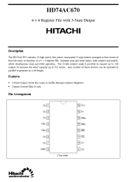 Datasheet  HD74AC670