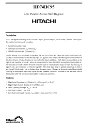 Datasheet  HD74HC95