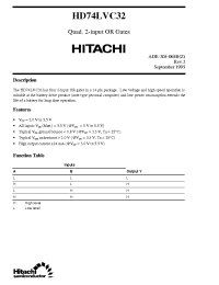 Datasheet  HD74LVC32