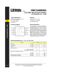 Datasheet  HMC346MS8G