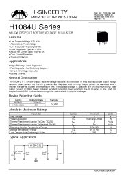 Datasheet  H1084-3.3U