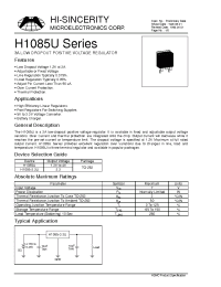 Datasheet  H1085-3.3U