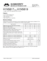 Datasheet  H1N581x
