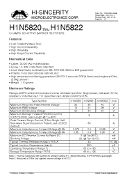 Datasheet  H1N58xx