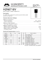 Datasheet  H2N6718V