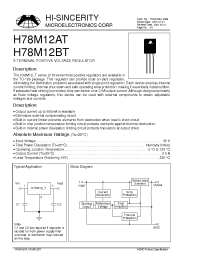 Datasheet  H78M12AT