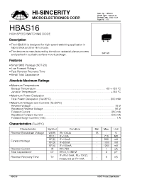Datasheet  HBAS16
