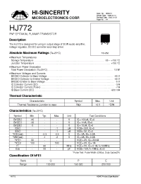 Datasheet  HJ772