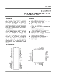 Datasheet  GM16C550