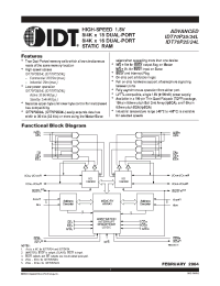 Datasheet  IDT70P35