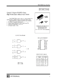 Datasheet  IN74HCT00A