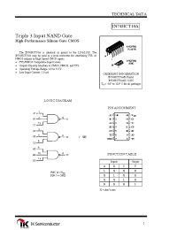 Datasheet  IN74HCT10A