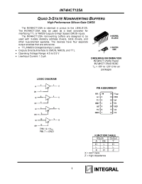Datasheet  IN74HCT125A