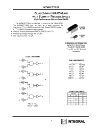 Datasheet  IN74HCT132A