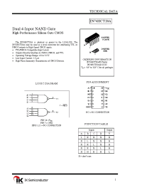Datasheet  IN74HCT20A