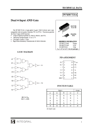 Datasheet  IN74HCT21A
