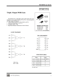 Datasheet  IN74HCT27A