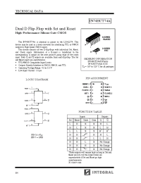 Datasheet  IN74HCT74A