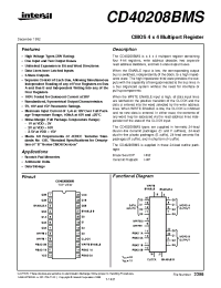 Datasheet  CD40208BMS