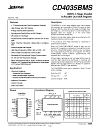 Datasheet  CD4035BMS